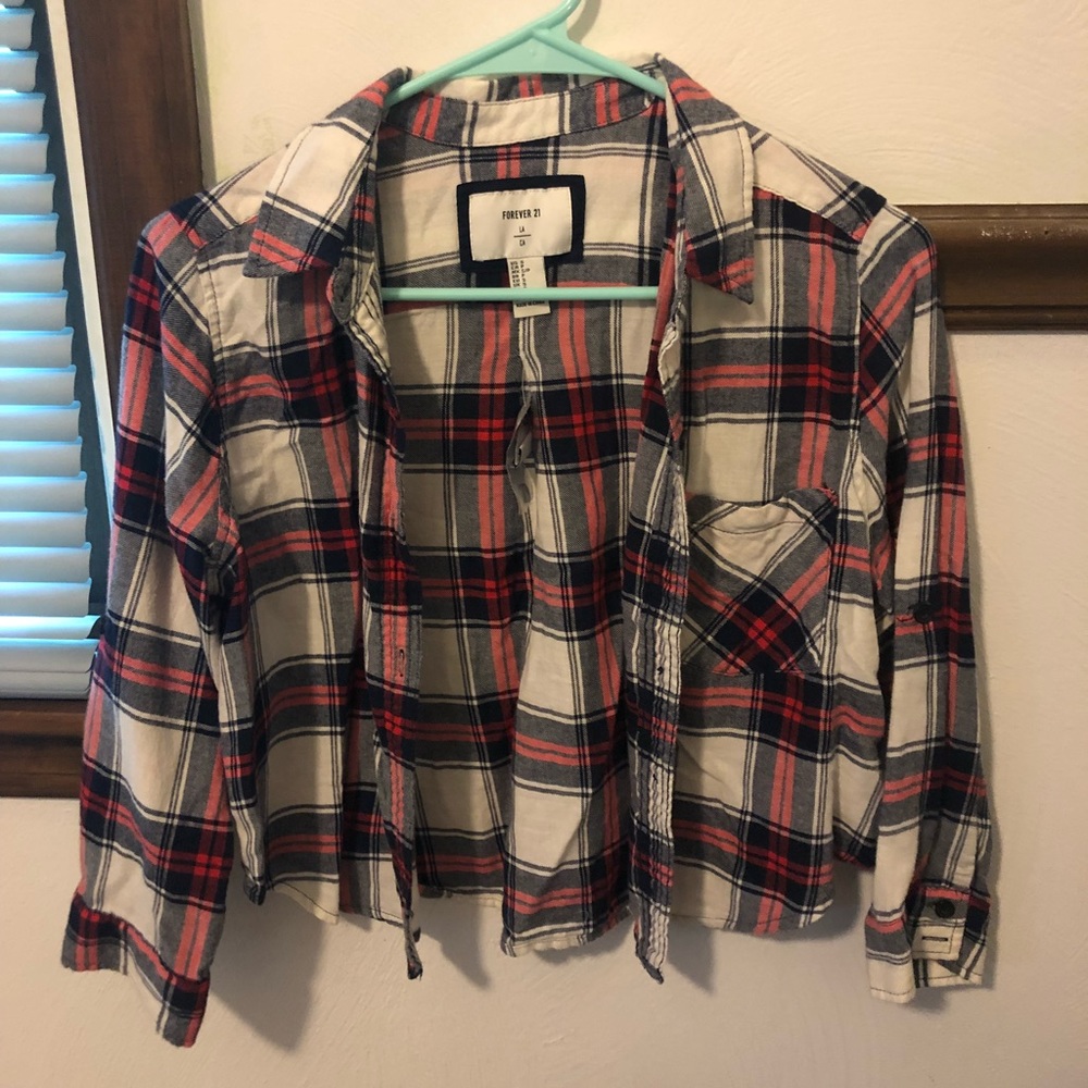 Cropped flannel